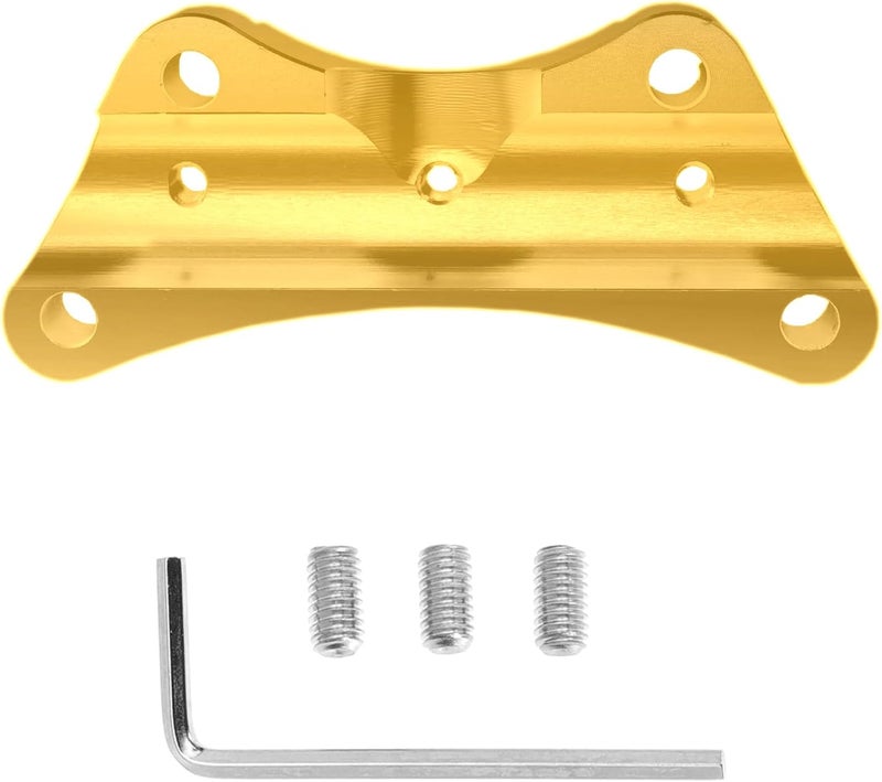 VPZMT Gold Anti-Slip Handlebar Risers 1'' Top Clamp for Harley Davidson Touring/Electra Glide/Road Glide/Street Glide/Road King 1997-2025 Models - Image 2